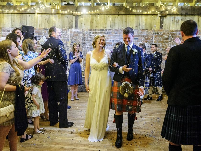 Wedding Barn Scotland  The Byre at Inchyra Perthshire  weddings barn scotland  ceremony